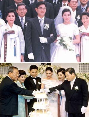 한눈에 들어오는 재벌 신혼맥 - 이건희 삼성그룹 회장