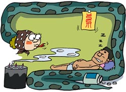 한 40대 여인의 ‘어리버리’ 살인미수극
