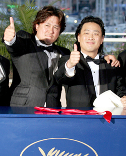 박찬욱 감독 - 영화 <올드보이> 칸 영화제 심사위원 대상 수상