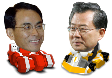 진대제 VS 정동채 ‘카트’ 대결?