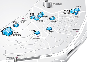 [연속기획-2005 한국의 재벌타운] 3. 이태원·한남동 삼성타운