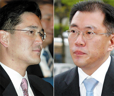 [재계 맞수 열전] 이재용 삼성전자 전무 VS 정의선 기아차 사장