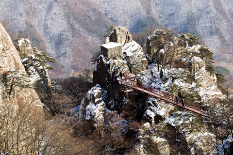 충남,전북의 경계 대둔산 겨울산행