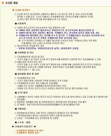 ''조상 땅 찾기 서비스'' 열풍 막후