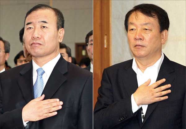 지상청문회 한상대 검찰총장·권재진 법무장관 후보자