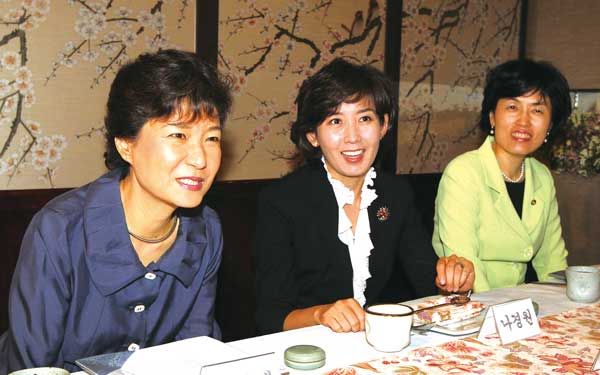 박근혜와 나경원 이미지 궁합