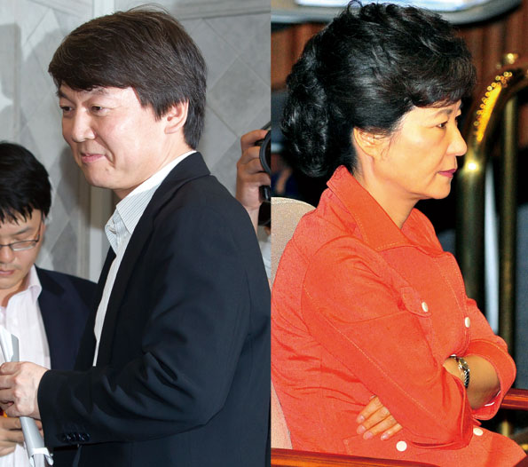 안철수 vs 박근혜 지지율 추이에 담긴 민심 집중추적