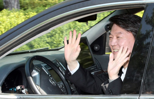안철수 대선 후보의 24시