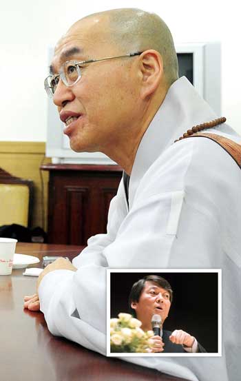 "안철수 카드였다면 대선에서 이겼을 것" 안철수 멘토 법륜스님 직격 토로