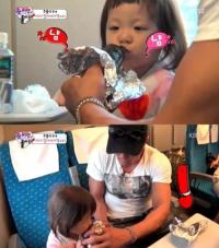 추사랑 먹방, 입보다 큰 김밥을 한입에 ‘꿀꺽’