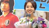 'SBS 연예대상' 김민지 수상소감 "캡틴 프러포즈…내용은 우리끼리만"