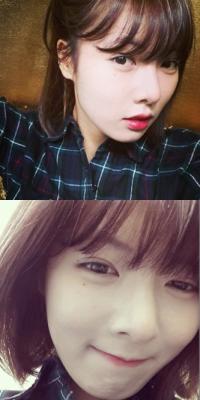 현아, 흑발 깜짝 변신...투명 피부 돋보이네