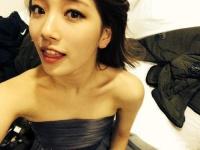 수지 응원 셀카, '뮤직뱅크' 데뷔식 치르는 갓세븐 위해 노출?