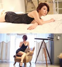 나비 맥심 커버 촬영영상..아찔한 포즈로 남성팬 유혹
