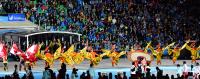 제18회 아시안게임 개최지 자카르타, 대회기 이양 및 전통공연 선보여
