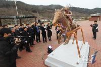 한국마사회, 28일 ‘당대불패’ 은퇴 1주년 맞아 동상 제막식 