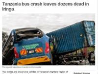 탄자니아서 버스 트럭 충돌, 끔찍한 참사 현장…사고 원인은 무엇?