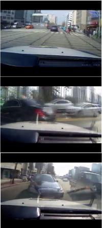 지명수배범 유모차 피해 1.5km 추격전…현장 영상 보니 '위험천만'