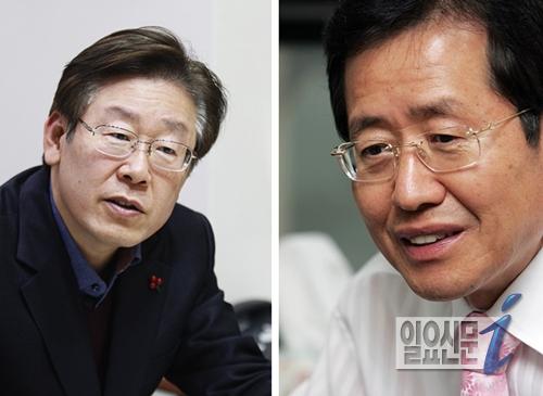 이재명 vs 홍준표, ‘축구이어 무상급식 공방전’
