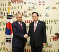 정의화 의장, 카리모프 우즈베키스탄 대통령과 회담…“우즈베키스탄은 고려인들의 생명의 은인”