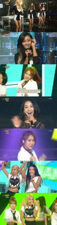 '뮤직뱅크' 씨스타, 신곡 '쉐이크 잇'으로 파티느낌 물씬