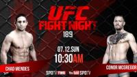 'UFC 189' 멘데스 맥그리거 챔피언 매치 급관심...조제 알도 불참 사연은? SPOTV 생중계