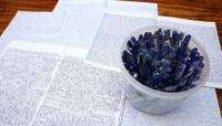 日, 파란색 펜으로 쓰면서 외우는 ‘파란펜 공부법’ 화제