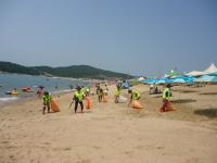 인천 중구, 용유 해수욕장 쓰레기 정비