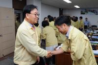 인천시의회, 2015 을지연습 상황 근무자 격려 