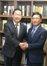 김상곤 전 더불어민주당 혁신위원장, 정하영 김포시 예비후보 후원회장 맡아
