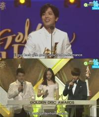 골든디스크 베스트보컬상 수상 정용화 "하늘나라로 떠난 찡이야 고맙다"