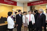 정진엽 복지부 장관, 이대목동병원 방문 … 설 연휴 응급 체계 점검 