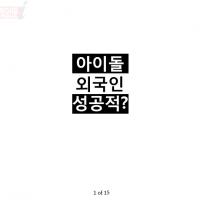 [카드뉴스] 아이돌, 외국인, 성공적?