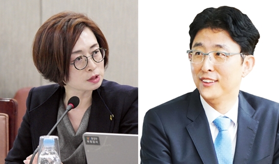 은수미-안성욱, 野 “상대 비방전 과열” 뒤돌아 웃는 與