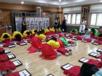 중국 쌍경중학생, 북구서 한국문화체험 시간 가져