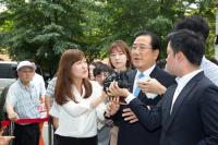 영장 실질심사에 앞서 기자들의 질문에 답하는 박준영 의원