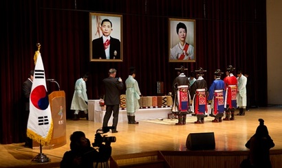 [현장] 그들만의 잔치 된 '육영수 숭모제'