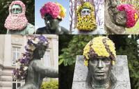 브뤼셀 꽃을 입은 동상 ‘화제’