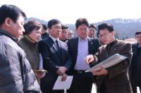 청주시의회 도시건설위  후기리 쓰래기 매립장 현장 방문
