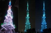 부산시, 황령산 정상부 LED 경관조명 본격 가동