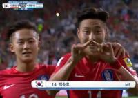 ‘U-20 월드컵’ 한국, 아르헨티나 상대로 2-0 전반 종료..이승우, 백승호 골