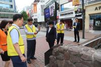 윤순영 중구청장, 3주년 맞아 근대골목 현장점검 나서
