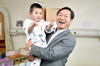 유정복 인천시장, 무료 초청수술 받은 몽골 어린이들 격려 