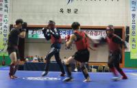 옥천군에서 전국체전 우슈경기