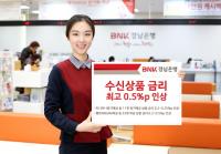 경남은행, 수신상품 금리 최고 0.5%p 인상
