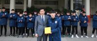 정정복 부산시축구협회장, 중등축구연맹전 ‘우승팀 초청’ 축하연
