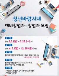 [수원시정] 수원시청년지원센터,  수원 청년 창업자 '청년바람지대' 공간 무상 임대 外