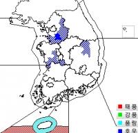 대구·경북 시간당 30mm 강한 비 '주의'