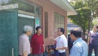 김태정 시흥시 부시장, 폭염속 어르신 건강 챙겨