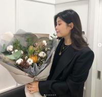 린, '스케치북' 녹화날 남편 이수가 준 꽃다발 인증샷 "사랑꾼"